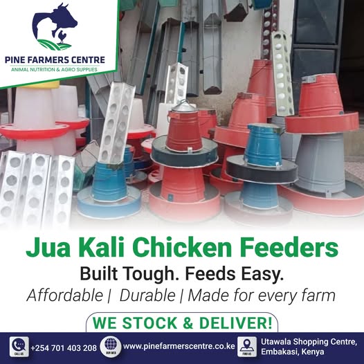 Jua Kali Chicken Feeders – Tough, Easy to Use, Budget-Friendly, and Built to Last